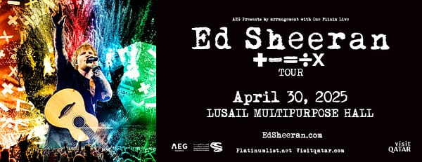 Ed Sheeran: +-=÷x Tour, Doha - Concerts - Image 3