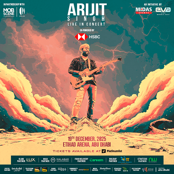Arijit Singh Live in Concert at Etihad Arena Desi Events
