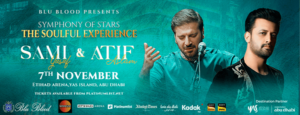 Blu Blood presents Symphony of Stars with Atif Aslam and Sami Yusuf at Etihad Arena in Abu Dhabi - Desi Events - Image 3