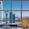 Etihad Tower Observation Deck with coffee or tea and slice of cake Experiences