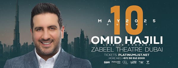 Omid Hajili Live at Zabeel Theatre in Dubai - Persian Events - Image 3