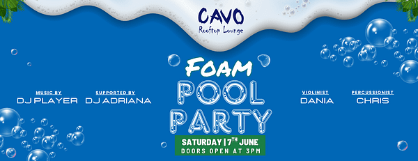 Foam Pool Party at Cavo Rooftop, Bahrain - Nightlife - Image 3