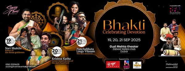 Bhakti at Oud Mehta Theater in Dubai - Desi Events - Image 3