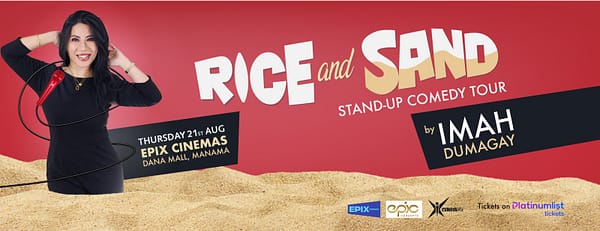 Rice & Sand by Imah in Epix Cinemas - Comedy Events - Image 3