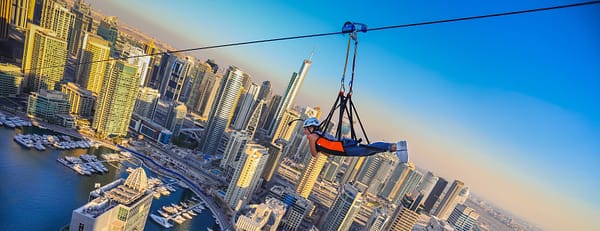 XLine Dubai Marina - The Longest Urban Zipline in The World - XDubai Attractions - Image 3