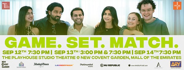Game. Set. Match at Playhouse Studio Theatre, Mall of the Emirates in Dubai - Shows and Theatrical Plays - Image 3