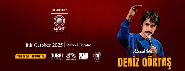Deniz Goktas Turkish Stand Up at Zabeel Theatre in Dubai - Shows and Theatrical Plays - Image 3