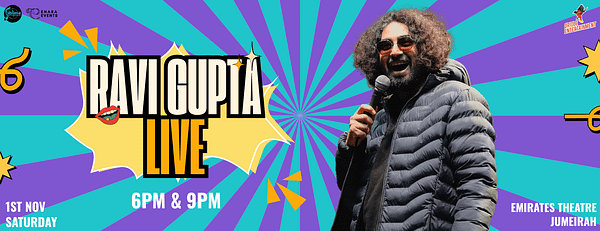 Ravi Gupta Live in Dubai 2025 - Comedy Events - Image 3