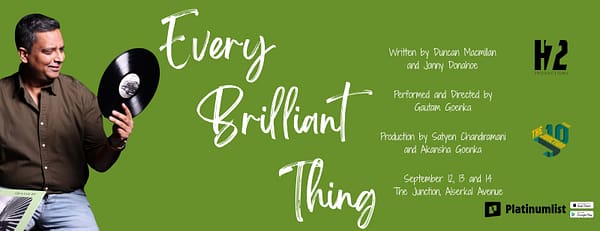 Every Brilliant Thing at The Junction in Dubai - Shows and Theatrical Plays - Image 3