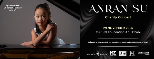 Anran Su – Charity Concert at Cultural Foundation in Abu Dhabi - Shows and Theatrical Plays - Image 3