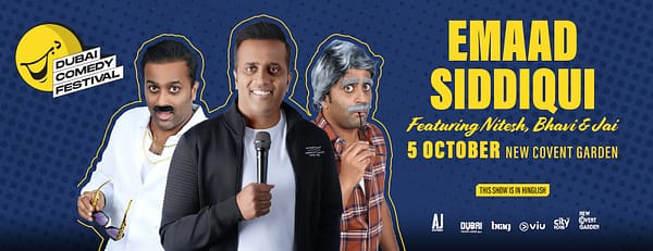 Emaad Siddiqui Live at Dubai Comedy Festival - Dubai Comedy Festival - Image 3