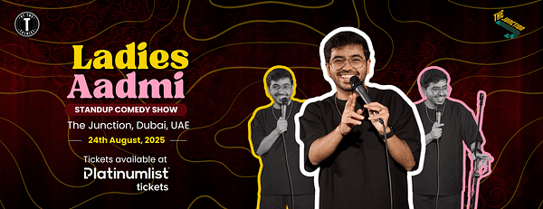 Ladies Aadmi ft. Vivek Samatani Live at The Junction in Dubai - Comedy Events - Image 3