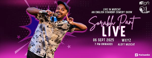Sorabh Pant Standup Comedy Show at Aloft Muscat - Shows and Theatrical Plays - Image 3