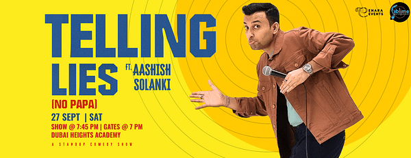 Telling Lies No Papa ft. Aashish Solanki Live in Dubai - 2025 - Comedy Events - Image 3