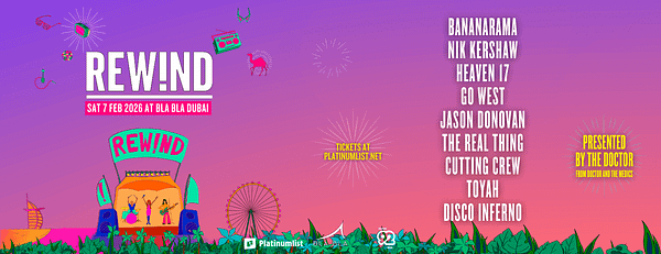 REW!ND Fest DXB 2026 – The Ultimate 80s & 90s Experience Returns to Bla Bla! - Festival - Image 3