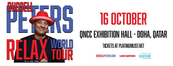 Russell Peters “Relax” World Tour Live in Qatar - Shows and Theatrical Plays - Image 3