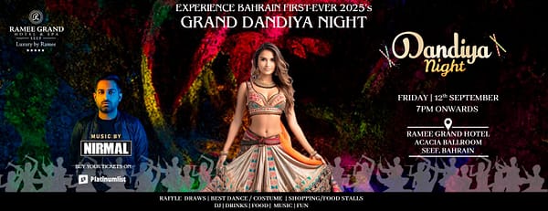 Grand Dandiya Night Bahrain - Desi Events - Image 3