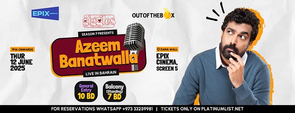 Azeem Banatwalla Live in Bahrain - Comedy Events - Image 3