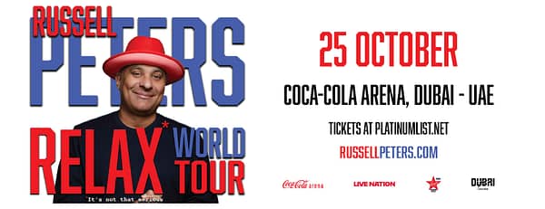 Russell Peters - Relax World Tour in Dubai - Shows and Theatrical Plays - Image 3