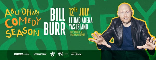 Bill Burr at Etihad Arena in Abu Dhabi - Comedy Events - Image 3