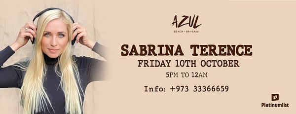 Sabrina Terence live at Azul Beach, Bahrain - Nightlife - Image 3