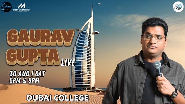 Gaurav Gupta Live in Dubai 2025 - Comedy Events - Image 2