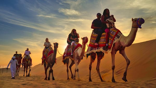 Premium Red Dunes Safari with Camel Ride & 3 Cuisines at Al Khayma Camp - Desert safaris - Image 2