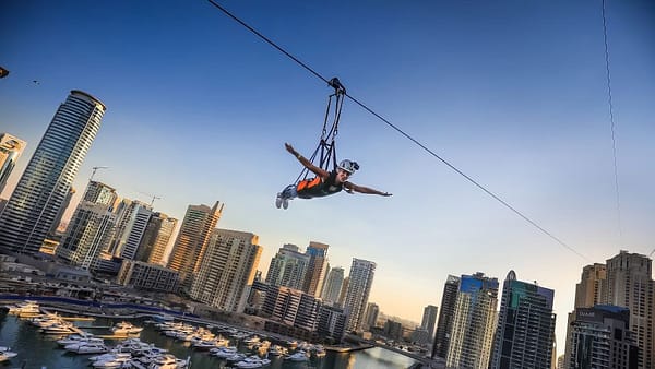 XLine Dubai Marina - The Longest Urban Zipline in The World - XDubai Attractions - Image 2