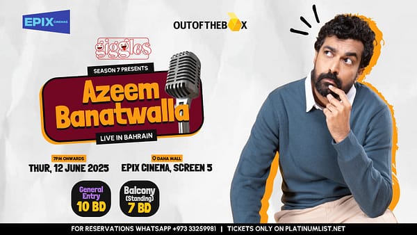 Azeem Banatwalla Live in Bahrain - Comedy Events - Image 2