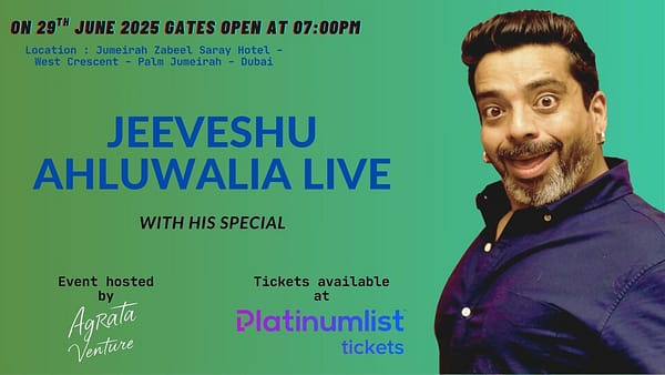 Jeeveshu Ahluwalia Live at Zabeel Theatre in Dubai - Shows and Theatrical Plays - Image 2
