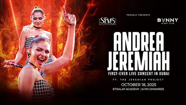 Andrea Jeremiah Live Ft. The Jeremiah Project at Etisalat Academy in Dubai - Concerts - Image 2