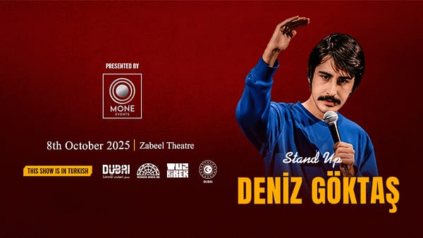 Deniz Goktas Turkish Stand Up at Zabeel Theatre in Dubai - Shows and Theatrical Plays - Image 2