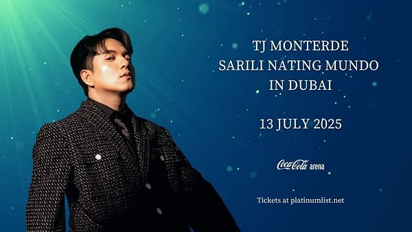 TJ Monterde Sarili Nating Mundo Live in Dubai - Filipino Events - Image 2