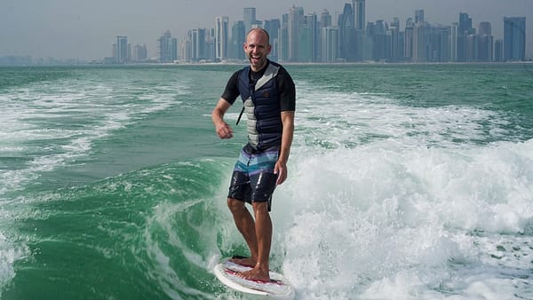 Wakeboarding at Old Mina Port - Qool Qatar - Must-see attractions - Image 2