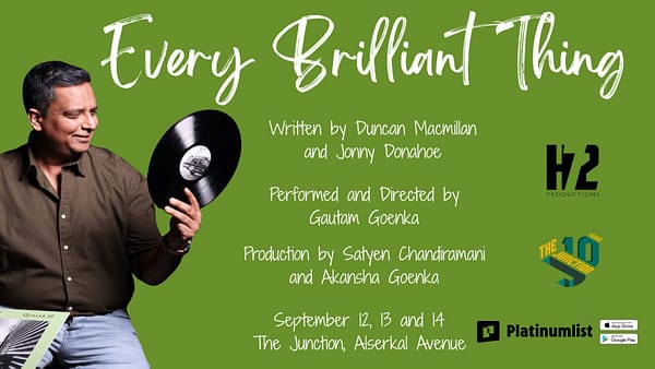 Every Brilliant Thing at The Junction in Dubai - Shows and Theatrical Plays - Image 2