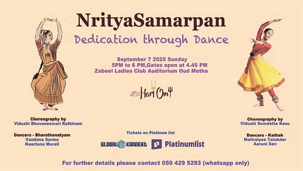 Nritya Samarpan Live in Dubai - Desi Events - Image 2
