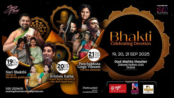 Bhakti at Oud Mehta Theater in Dubai - Desi Events - Image 2