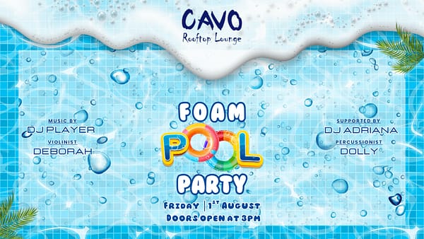 Foam Pool Party at Cavo Rooftop Bahrain - Nightlife - Image 2