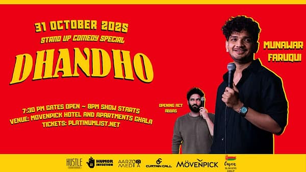 Dhandho - A Stand-Up Comedy Show ft. Munawar Faruqui in Muscat - Shows and Theatrical Plays - Image 2