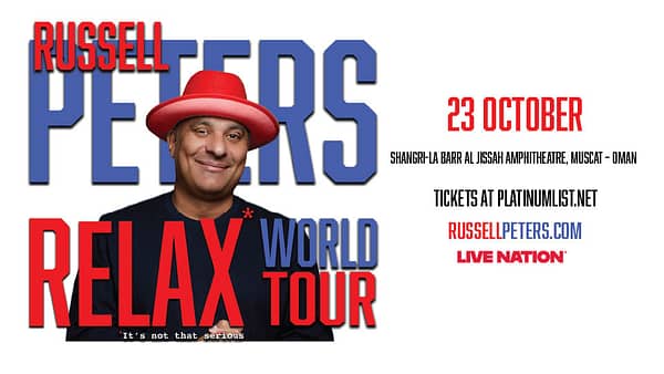 Russell Peters “RELAX” World Tour Live in Oman - Shows and Theatrical Plays - Image 2