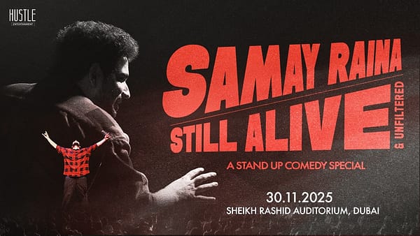Samay Raina: Still Alive & Unfiltered in Dubai - Shows and Theatrical Plays - Image 2
