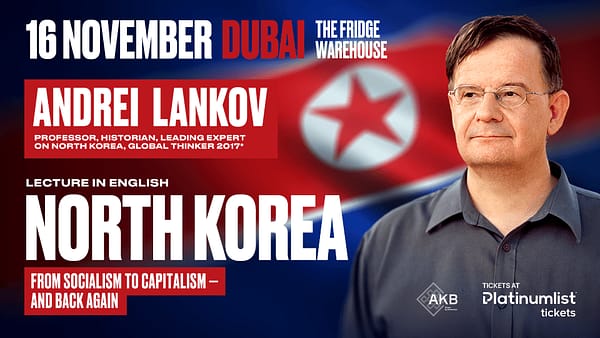Andrei Lankov With the Lecture “North Korea: From Socialism to Capitalism — and a Little Bit Back” in Dubai - Seminar - Image 2