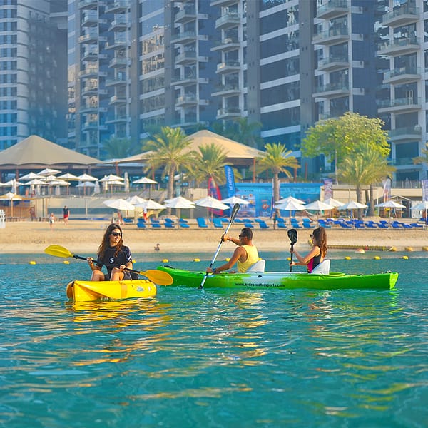 Kayak in Dubai The Palm Water Sports