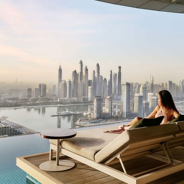 Aura sunrise pool experience with Burj view Brunches