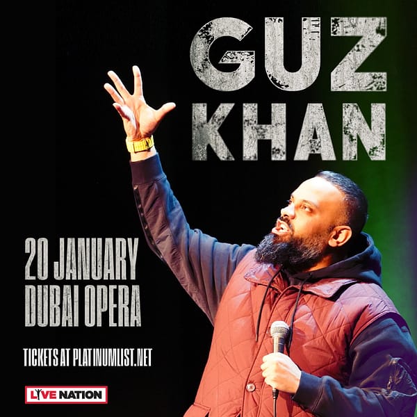 Guz Khan Live at Dubai Opera Comedy Events