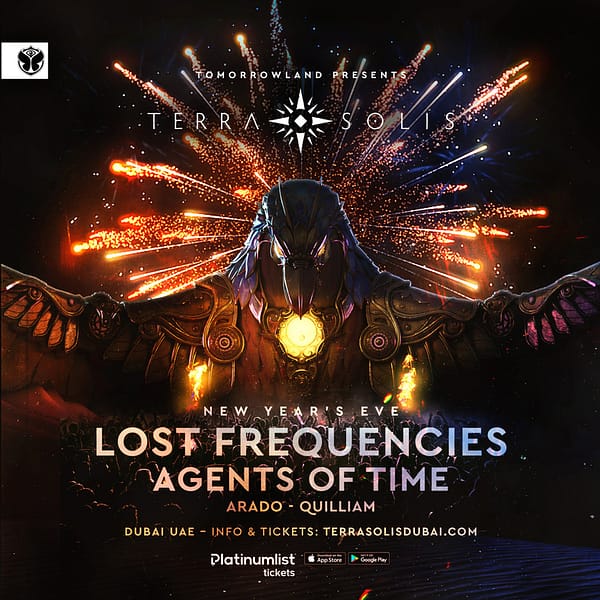 Tomorrowland presents Lost Frequencies and Agents of Time at Terra Solis Dubai New Years Eve Events