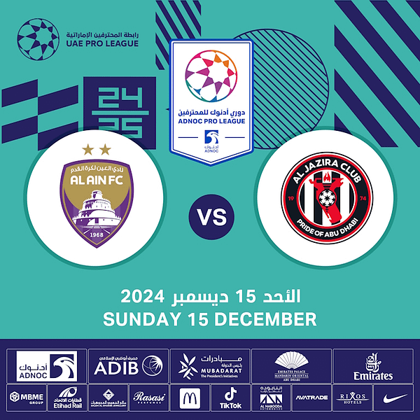 Al Jazira FC vs Al Ain FC Sports Events