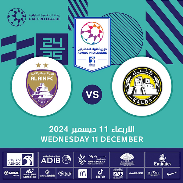 Kalba FC vs Al Ain FC Sports Events