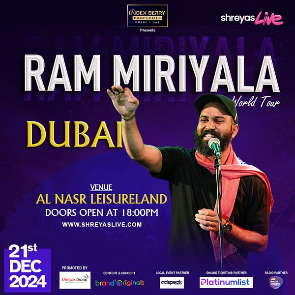 Ram Miriyala Live In Dubai (World Tour) Concerts