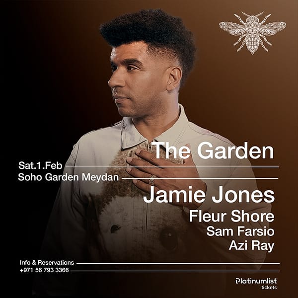 Jamie Jones at Soho Garden Meydan - Dubai Nightlife